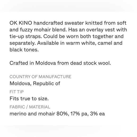 Soft Apron sweater - Picture 4 of 15